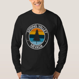 Spring Valley Nevada NV USA City Pride Retro Sunse T-Shirt