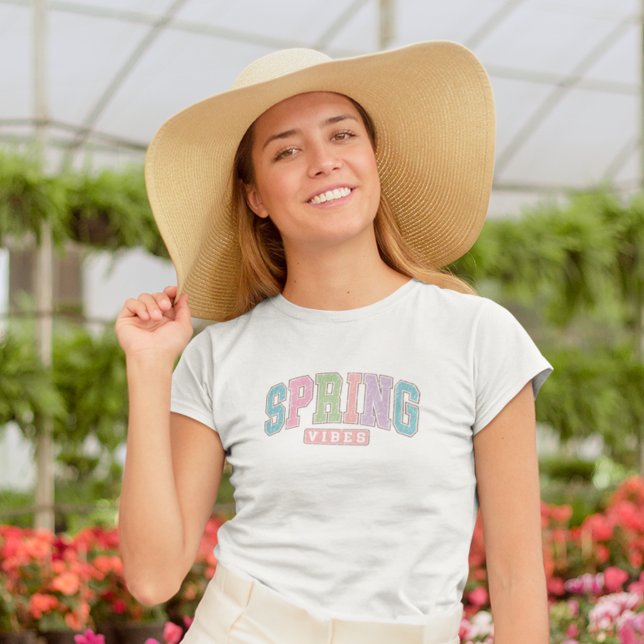 Spring Vibes Hübsch Pastel T-Shirt (The perfect tee for spring!)