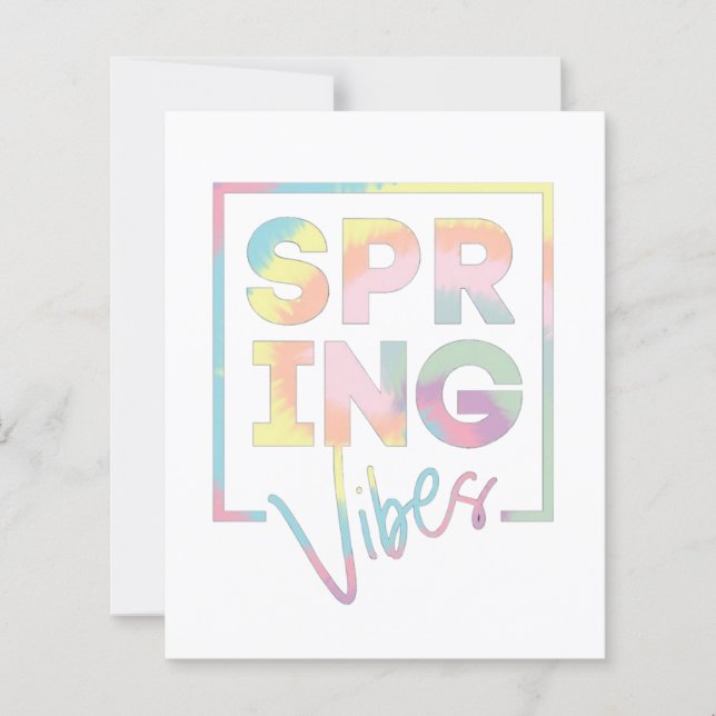 Spring Vibes Pastel Graphic (Vorderseite)