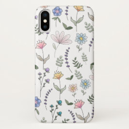 Spring Wassercolor Doodle-Blume Case-Mate iPhone Hülle