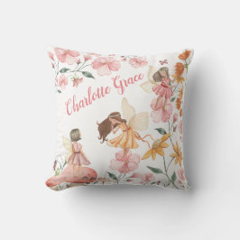 Spring Wild Blume Woodland Fairies Girl Kinderzimm Kissen
