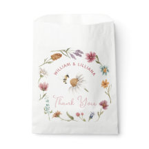 Spring Wildblume Baby Dusche Vielen Dank