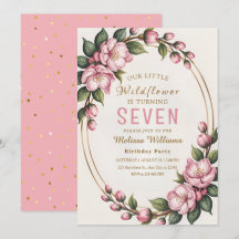 Spring Wildflower Birthday Party
