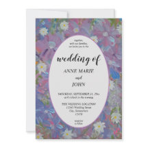 Spring Wonderland Floral Wedding Einladung