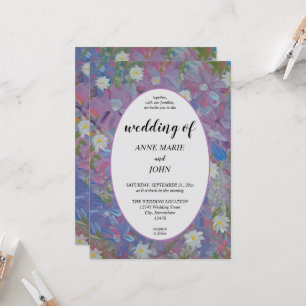 Spring Wonderland Floral Wedding Einladung