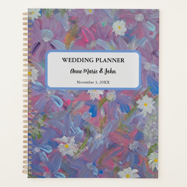 Spring Wonderland Floral Wedding Planner Planer (Vorderseite)
