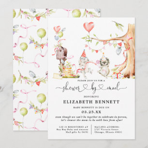 Spring Woodland Animals Baby Dusche by Mail