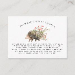 Spring Woodland | Keine Wrap Display Duscheinlage Begleitkarte