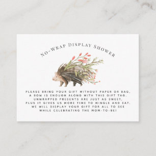 Spring Woodland Keine Wrap Display Duscheinlage Begleitkarte
