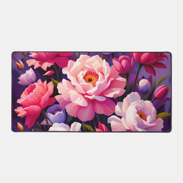 Spring Zen Sunrise Pink Blossom Garden  (Recto)