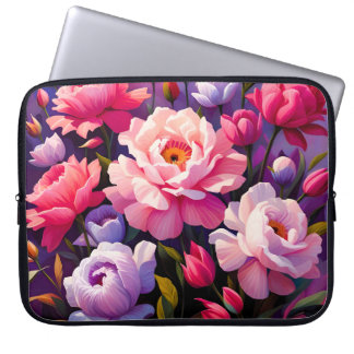Spring Zen Sunrise Pink Blossom Garden  Laptopschutzhülle