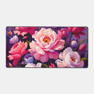 Spring Zen Sunrise Pink Blossom Garden  Schreibtischunterlage
