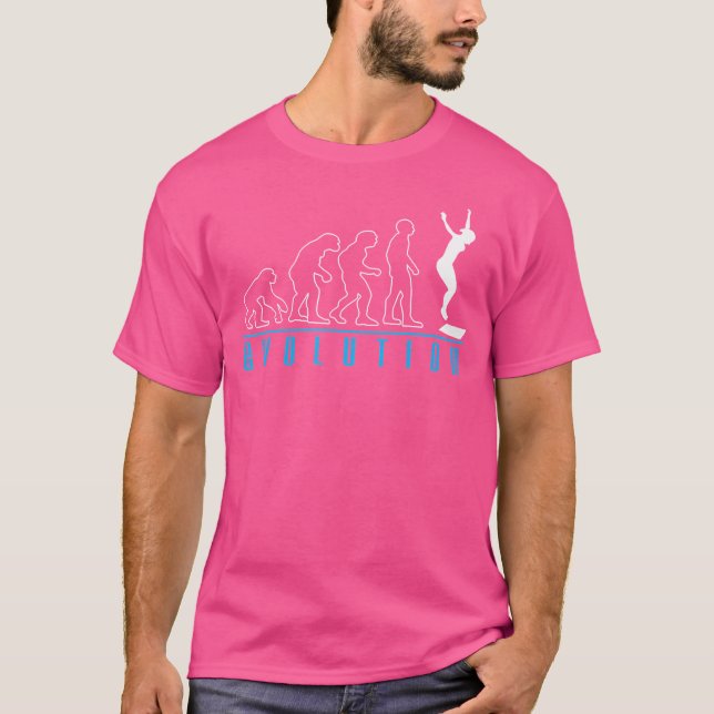 Springboard Diving Evolution T-Shirt (Vorderseite)