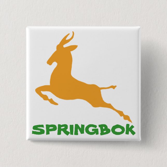 Springbock Button (Vorderseite)