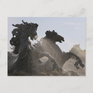 Springbrunnen, Monument des Girondins, Bordeaux, Postkarte