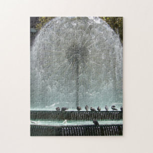 Springbrunnen rund