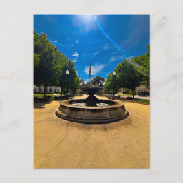 Springbrunnen Sonnentag-Ansicht Postkarte