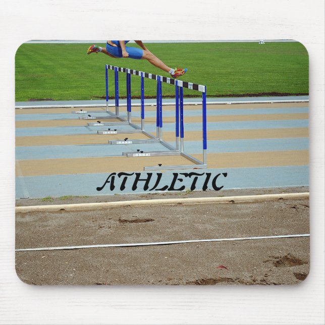 SPRINGEN DER HINDERNISSE MOUSEPAD (Vorne)