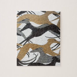 Springen der Jagdhunde