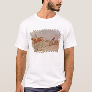 Springen eines Zauns T-Shirt