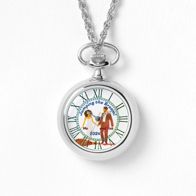 Springen im Raum Armbanduhr (Vorderseite)