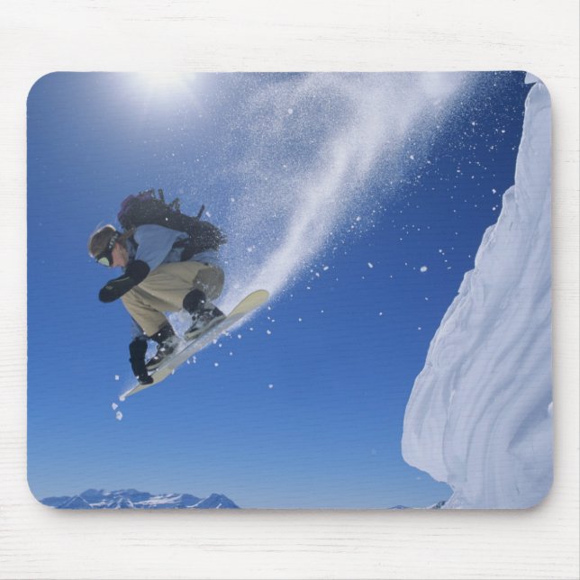 Springen in den Snake Creek Canyon von Clayton 3 Mousepad (Vorne)