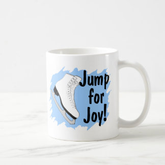 Springen Sie für Freude-Blau-Skate Kaffeetasse