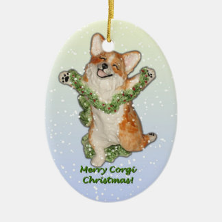 Springen Sie für Freude! Keramik Ornament