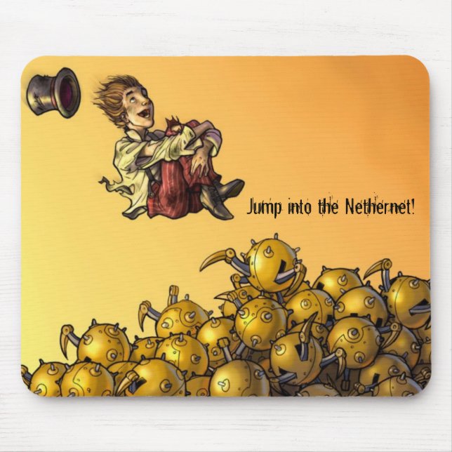 Springen Sie herein! Mousepad (Vorne)