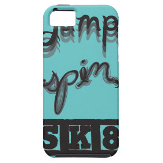 Springen Sie, spinnen Sie, iPhone SK8 Fall iPhone 5 Etui