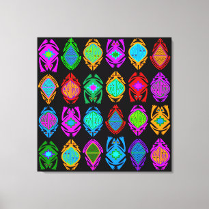 Springende Frösche Leinwanddruck