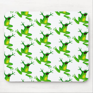 Springende Frösche Mousepad
