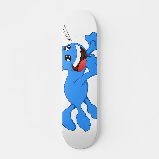 springende Katze Skateboard (Vorne)
