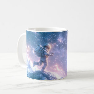 Springender Astronaut Kaffeetasse