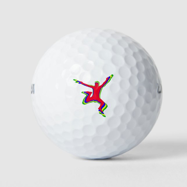 Springender Golfball (Vorderseite)