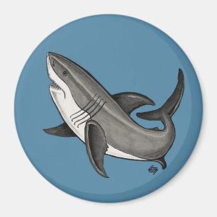 Springender Haifisch Magnet