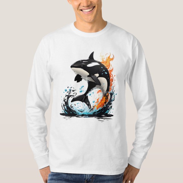 Springender Ozeandolphin 2023 T-Shirt (Vorderseite)