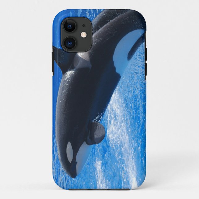 Springender Schwertwal-Wal Case-Mate iPhone Hülle (Rückseite)