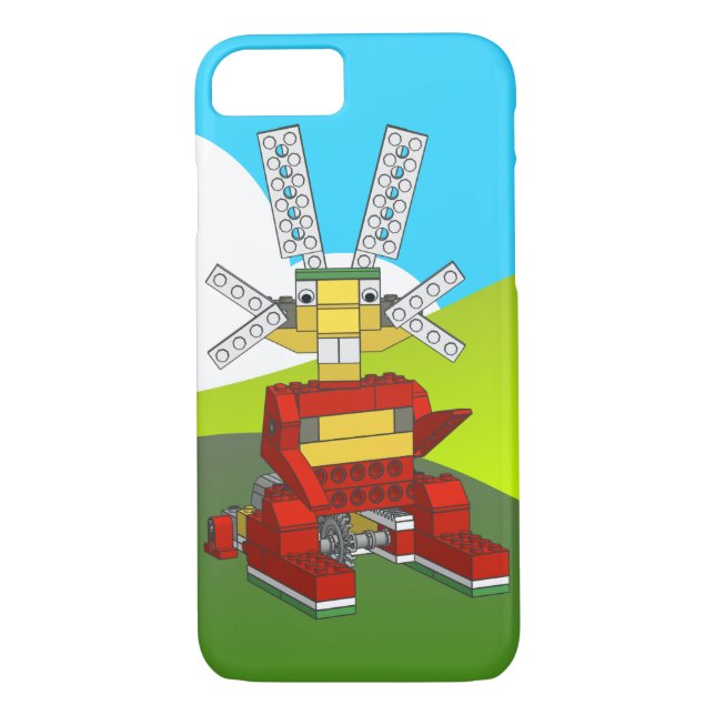 Springendes Häschen-Telefon/iPad Fall Case-Mate iPhone Hülle (Rückseite)