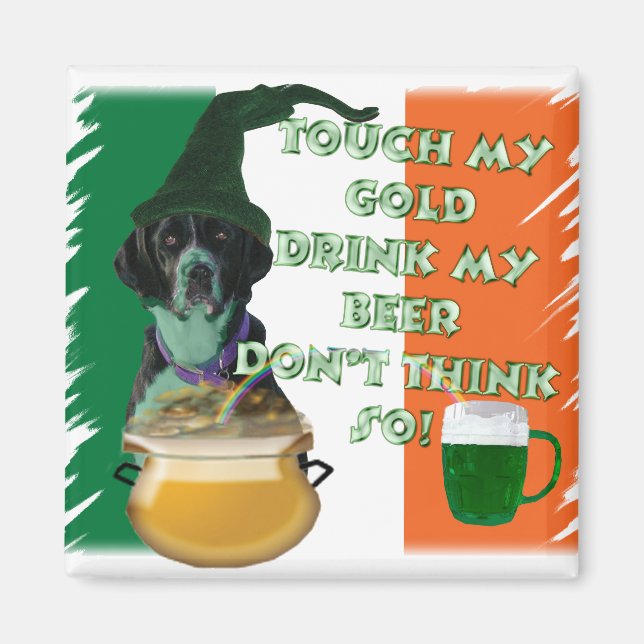 Springer Guard Leprechaun Magnet (Vorne)