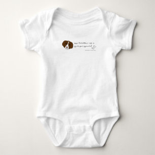 Springer Spaniel Baby Strampler