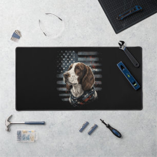 Springer Spaniel Chien Drapeau Américain