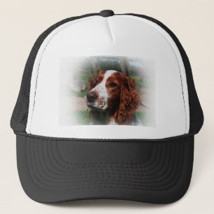 Springer Spaniel Dog Art Truckerkappe