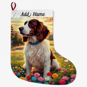 Springer Spaniel  Großer Weihnachtsstrumpf