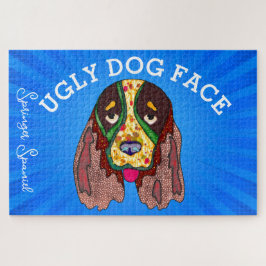 Springer Spaniel hässlicher Hund Gesicht 1000 Stüc