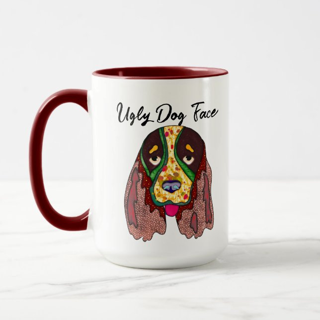 Springer Spaniel hässlicher Hund Tasse (Links)