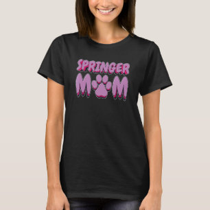 Springer Spaniel Haustier Hund Mama Niedliche Lieb T-Shirt