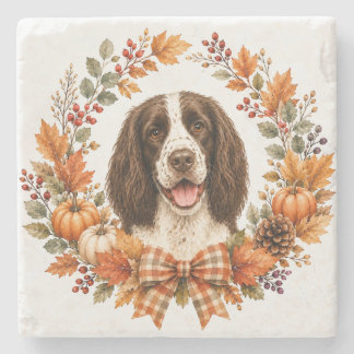 Springer Spaniel Herbst-Untersetzer Steinuntersetzer