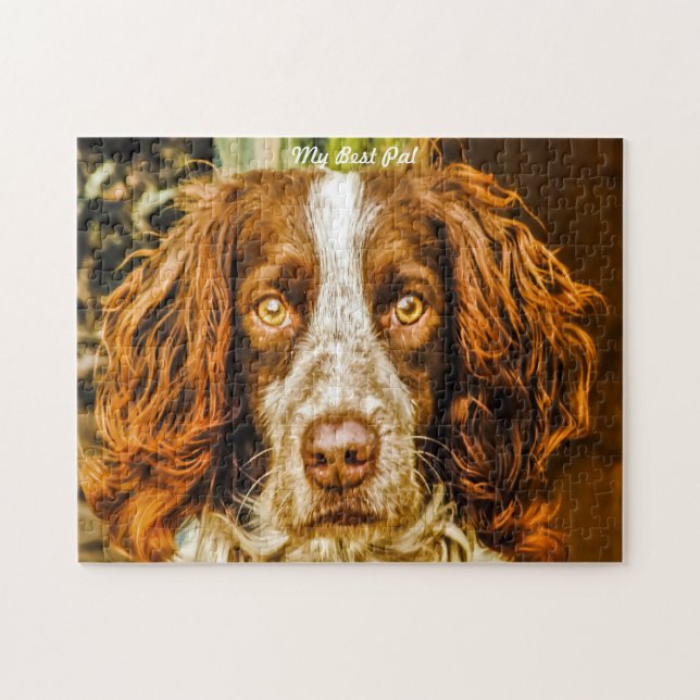 Springer Spaniel Hund Puzzles. (Horizontal)