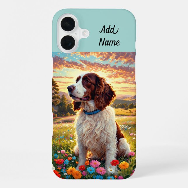 Springer Spaniel  iPhone 16 Plus Hülle (Rückseite)